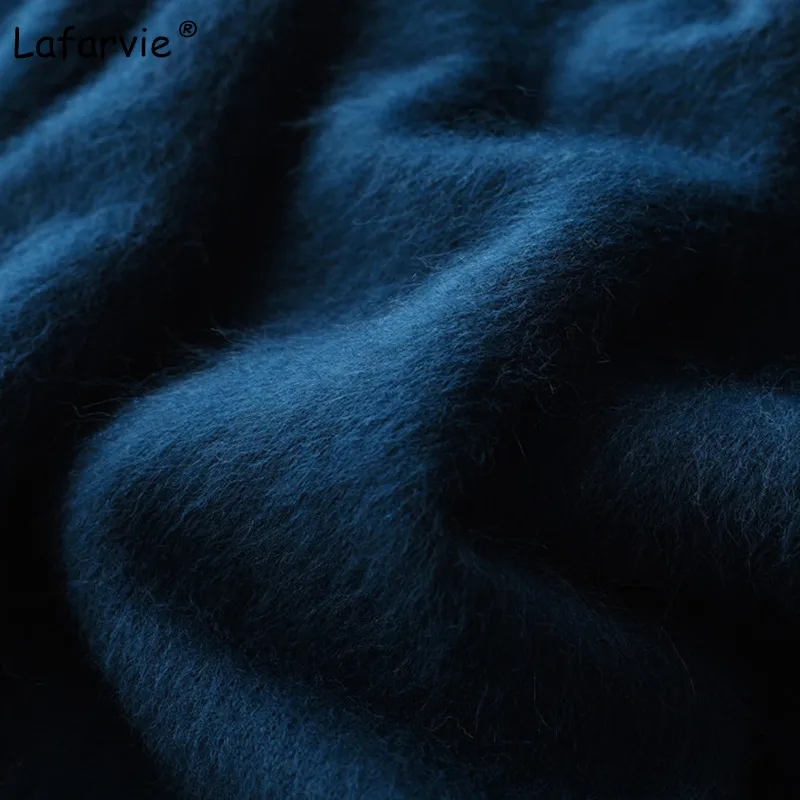 Lafarvie New Autumn Winter Turtleneck Women Sweater Pullover Female Casual Thick Knitted Mink Cashmere Sweater Warm High Quality Lafarvie New Autumn Winter Turtleneck Women Sweater Pullover Female Casual Thick Knitted Mink Cashmere Sweater Warm High Quality