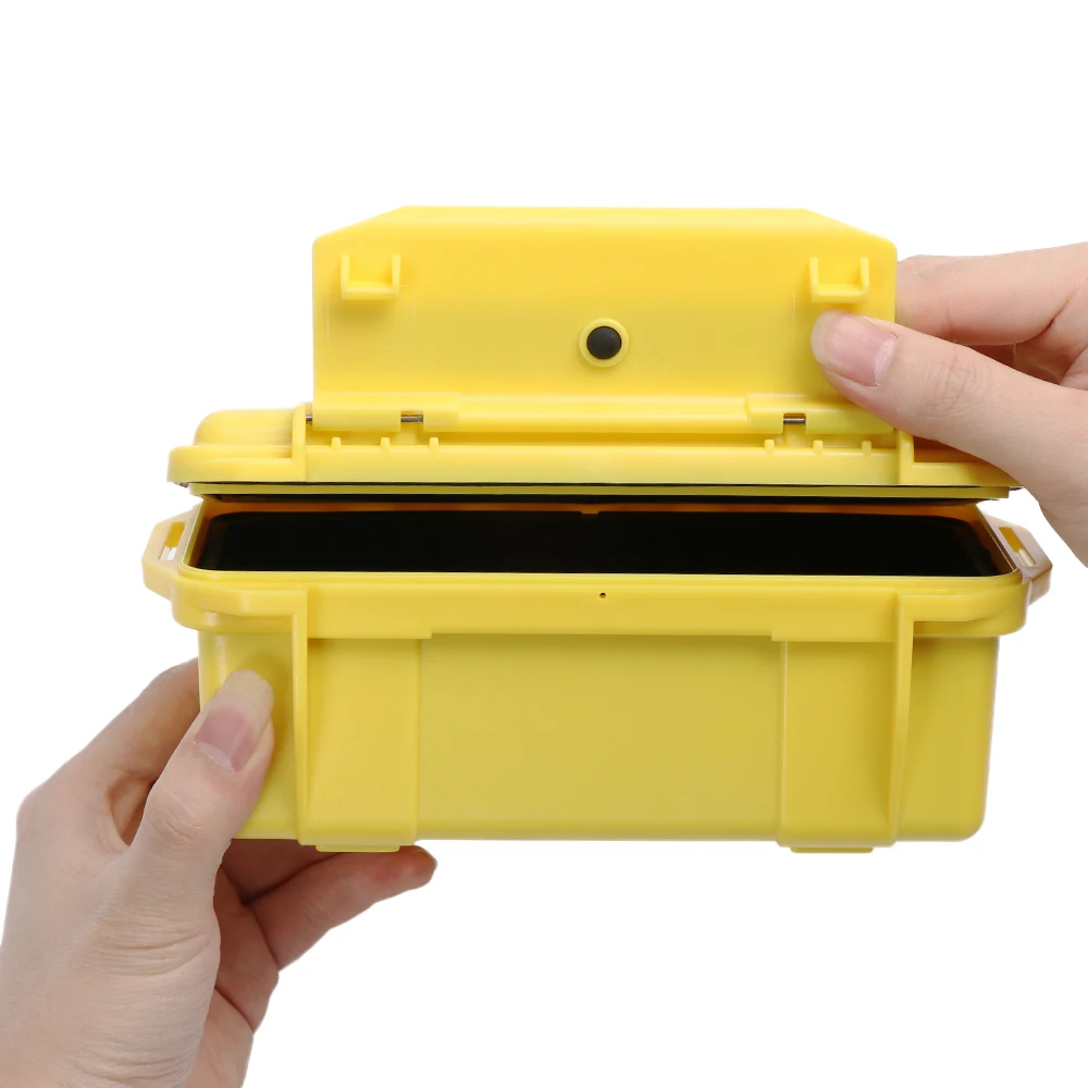 

1Pcs Colorful Shockproof Waterproof Storage Boxes Survival Airtight Case Holder Storage Travel Sealed Containers Matches Tools