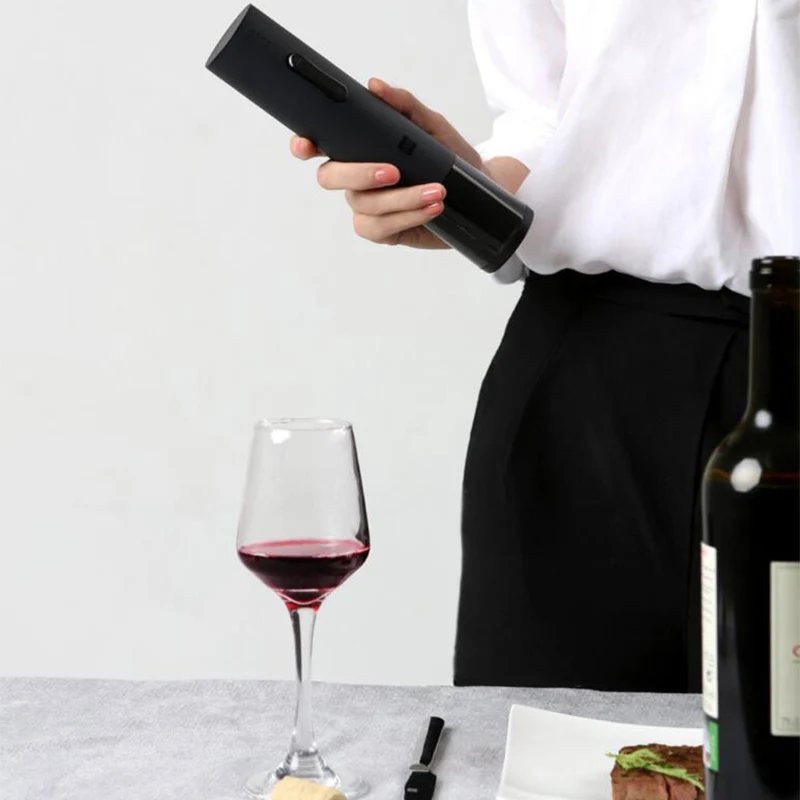  Xiaomi Huohou Automatic Red Wine opener Bottle Stopper Electric Corkscrew Foil Cutter Cork Out Tool - 33024289859