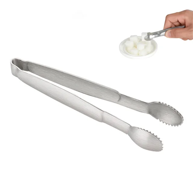 Kitchen Tongs Stainless Steel Sugar Clamp Ice Coffee Bar Buffet Kitchen Tongs Stainless Steel Sugar Clamp Ice Coffee Bar Buffet Spoon Bbq Clip