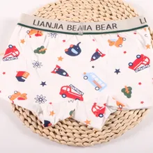 6 шт./партия, детские трусы-боксеры, удобные трусы-боксеры, хлопок, лайкра, нижнее белье, нижнее белье для маленьких мальчиков