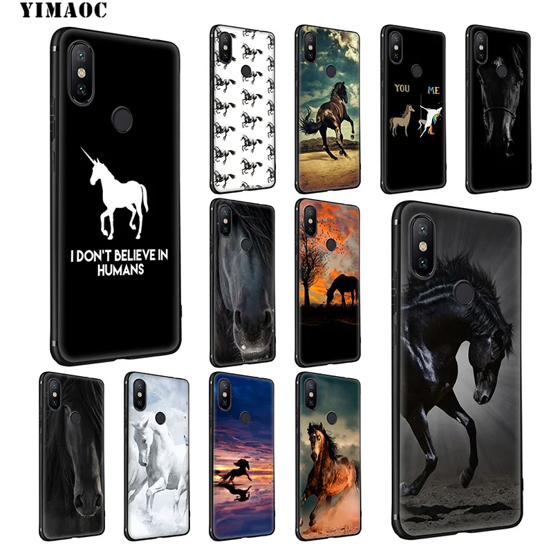 

YIMAOC Horse Running Art Soft Silicone Case for Xiaomi Redmi Note 7 6 6A 5 4 4X 4A 5A 5 S2 Plus Pro Lite TPU Case