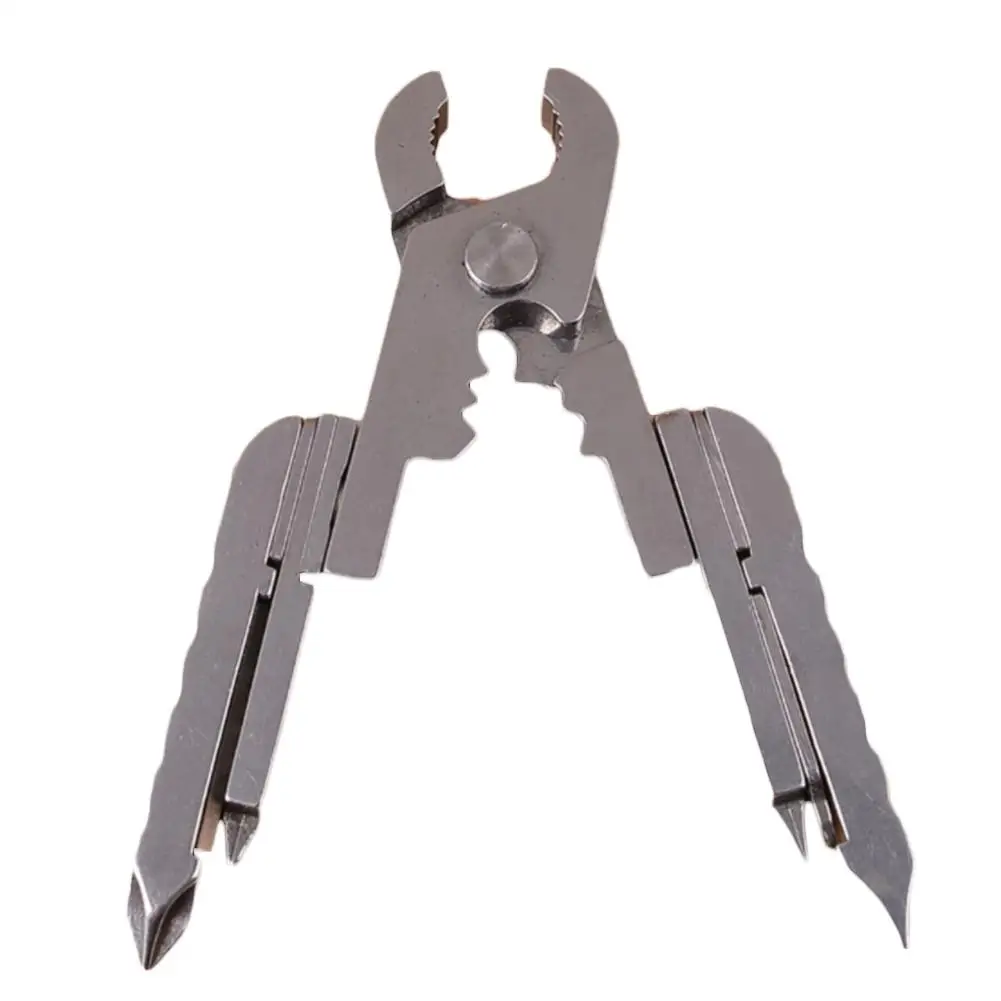

High Quality Keychain15 In1 Multi-functional Adjustable Wrench Jaw Screwdriver Pliers Opener Tool Set