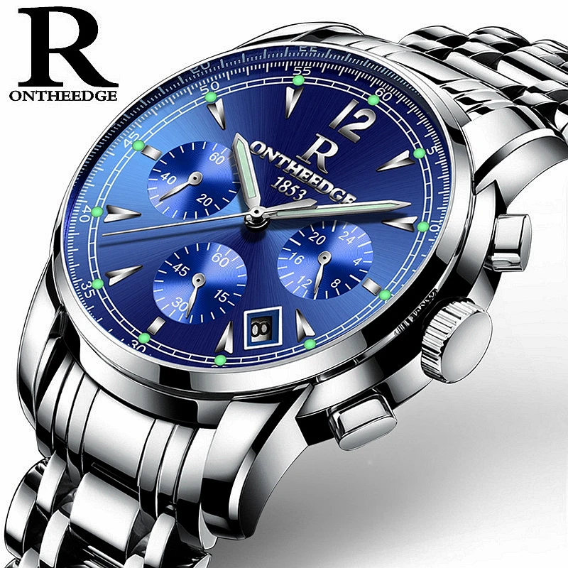 

2019 Hot Watch Men Luxury Sport Quartz Clock Men Watches Top Brand Luxury Business Waterproof Watch Stop Watch Relogio Masculino
