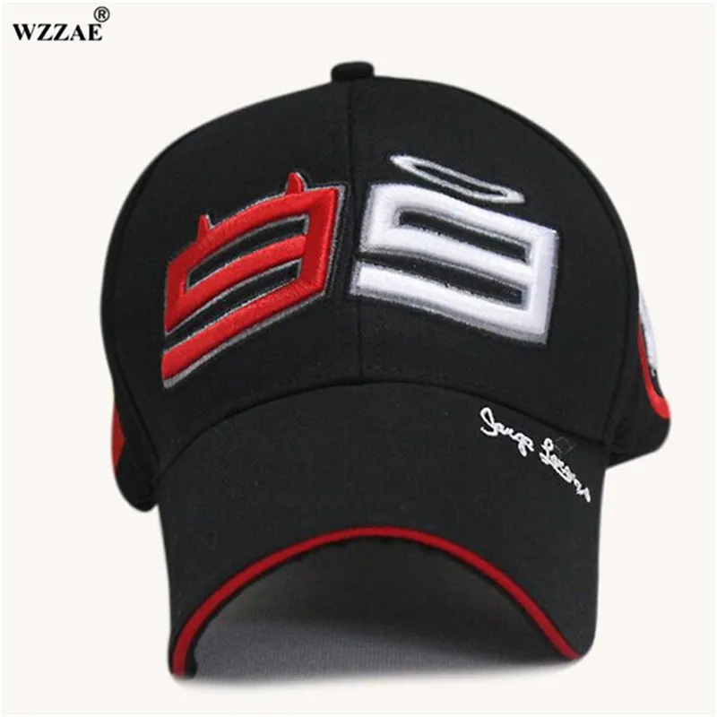 WZZAE موتو Gp 99 خورخي لورينزو القبعات للرجال سباق كاب القطن العلامة التجارية دراجة نارية سباق البيسبول قبعات سيارة الشمس Snapback أسود قبعات WZZAE موتو Gp 99 خورخي لورينزو القبعات للرجال سباق كاب القطن العلامة التجارية دراجة نارية سباق البيسبول قبعات سيارة الشمس Snapback أسود قبعات