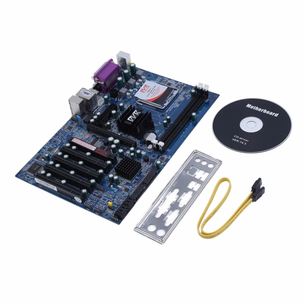 

Professional Intel G41 Desktop Computer Mainboard Motherboard Integrated RTL8105E Ethernet Board DDR3 Memory Support LGA 771