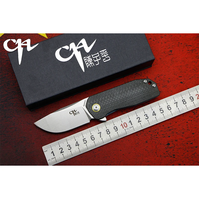 

CH ZIEBR High Quality Flipper folding knife DP189 blade Titanium handle Outdoor camping hunting pocke knives EDC tool Survival
