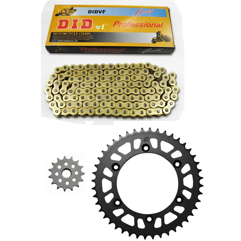 MOTORCYCLE 520 CHAIN Front & Rear SPROCKET Kit Set FOR Suzuki Road DR-Z250 K1-K7,DR350 SE-T/V/W/X,DRZ400 S/SM-K1-K9,L0-L6 1 set motorcycle front