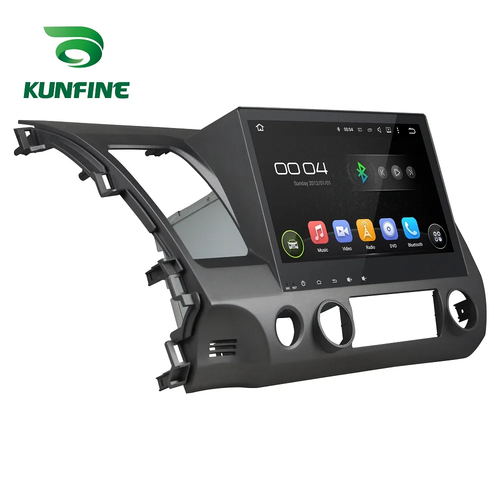 Best Android 9.0 Octa Core 4GB RAM 64GB Rom Car DVD GPS Multimedia Player Car Stereo Deckless for HONDA CIVIC 2006-11 Radio WIFI 5