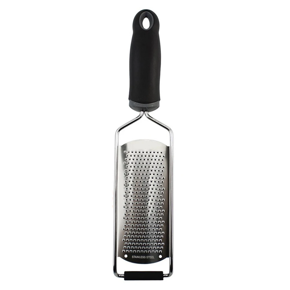 

FJS-Kitchen Cheese Grater & Lemon Zester - Sharp 18/8 Stainless Steel Blade - Ergonomic Handle - Easy To Grate Or Zest Lemon,