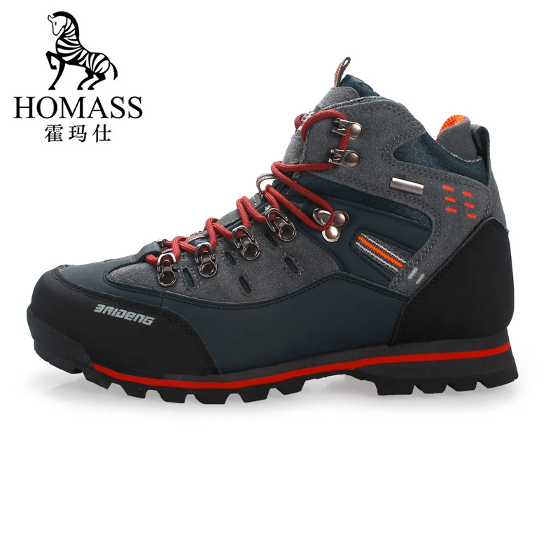 

Men Hiking Shoes 2018 Autumn Winter Waterproof PU Leather Shoes Climbing Mountain Hiking Boots Men Footwear Sneakers Non-slip