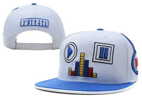 Music Headphone Snapback White