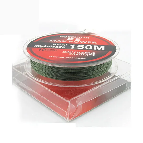 Hot Sale Multifilament Braid Fishing Line PE Braided Wire Steel 4