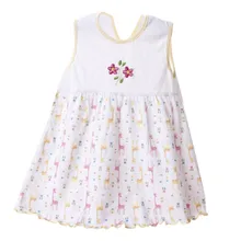 Милые летние футболки для младенцев; платье для маленьких девочек; платье трапециевидной формы с принтом без рукавов; цельнокроеное мини-платье; От 1 до 2 лет; разные цвета