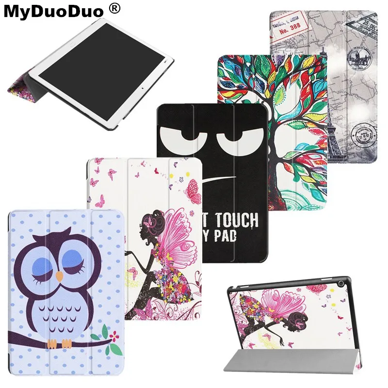 

Case For Huawei MediaPad M3 Lite 10 Stand PU Leather Smart Stand Tri-folded Cover Case For Huawei M3 Lite 10" BAH-W09 BAH-AL00