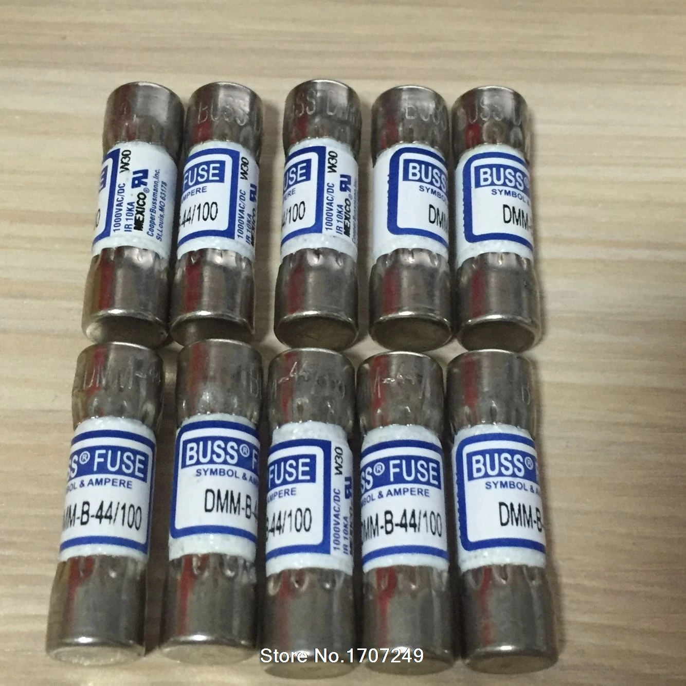10 шт./Лот US BUSSMANN Fuse BUSS FUSE DMM B 44/100 10x35mm 1000V 0.44A 440mA для FLUKE Multimeter Instrument Fuse|buss fuses|bussmann