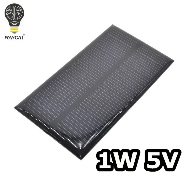 Compact 1W 5V Solar Panel for DIY Projects and Home Use