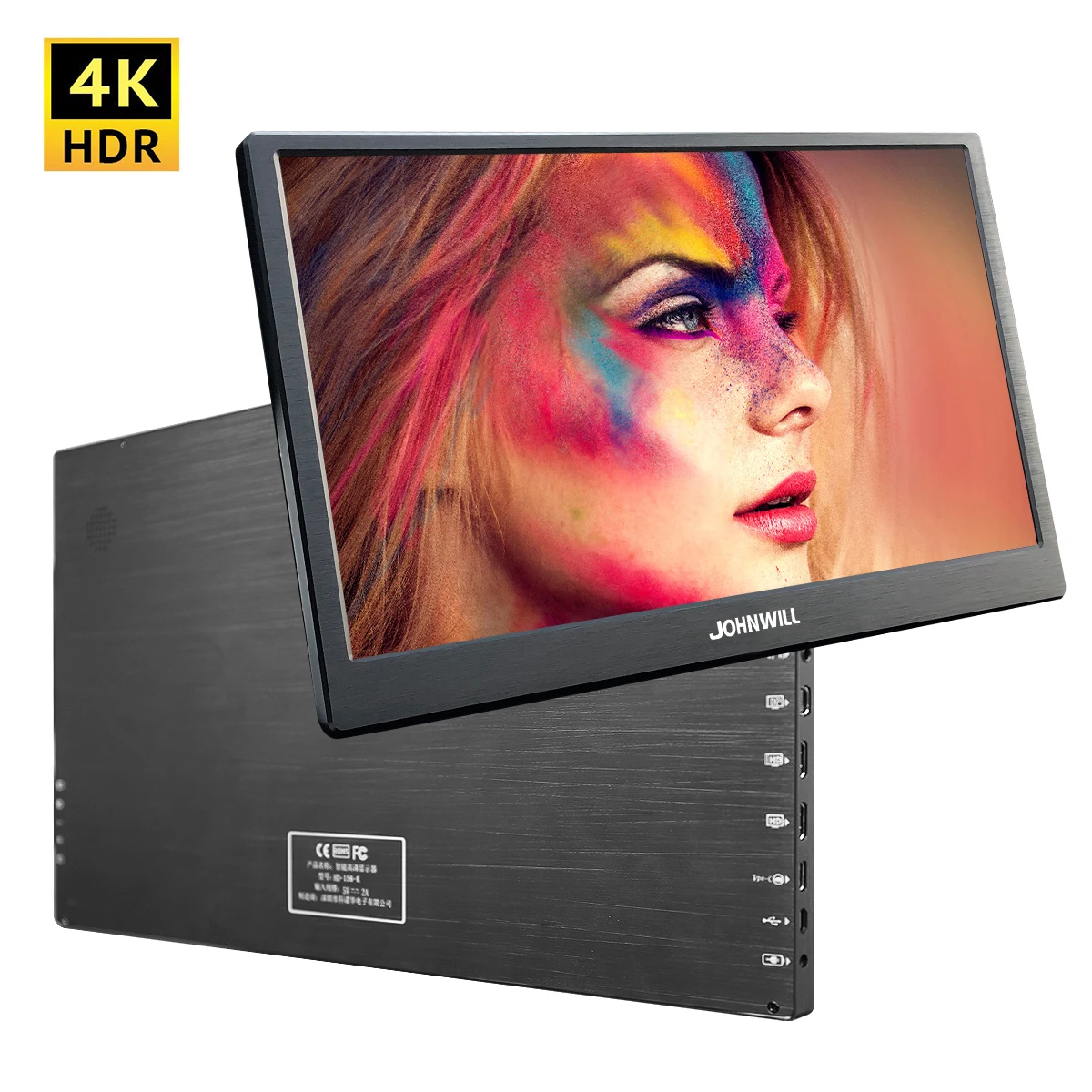 18.4 Inch FHD 3840X2160 4K IPS Portable Gaming Monitor for Game Consoles PS3 PS4 Macbook 13.3