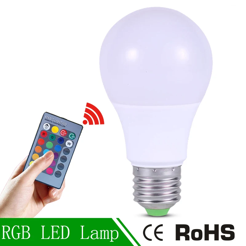 RGB LED Lampada 3W LED Lamp 220V Mini High Power Lampada Colorful With Remote Controller E27 -> Lampada Led Rgb RGB LED Lampada 3W LED Lamp 220V Mini High Power Lampada Colorful With Remote Controller E27 -> Lampada Led Rgb