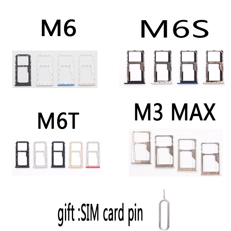 

SIM Card Tray Slot For m3 MAX M6 M6T M6S free shipping