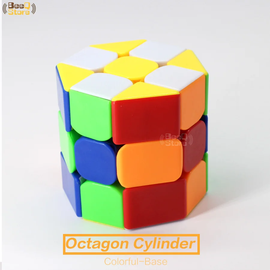 

Octagon Cylinder Magic Cube Stickerless Twist Puzzle Cube 3x3 Strange-shape Cubo Magico Education Toys For Children