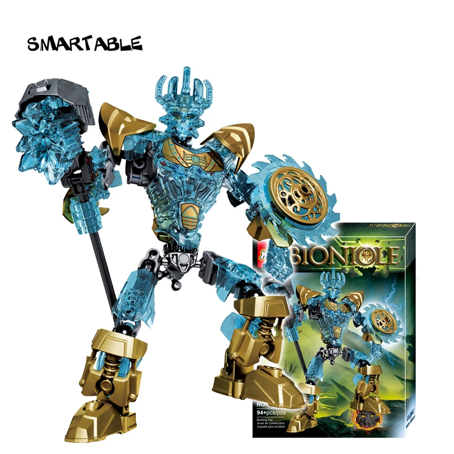 BIONICLE Series - Set of 4 Ekimu Umarak Storm Qurke Action Figures - Building Block Toys for Boys image 3