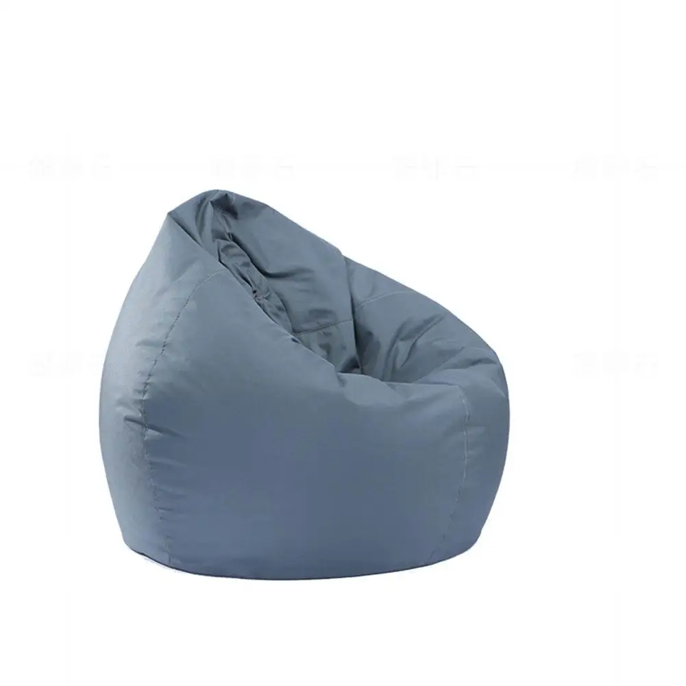 Водонепроницаемый Knuffeldier Opslag/спелгоed Bean Bag Effen Kleur Oxford Stoel Cover Zitzak - Цвет: gray