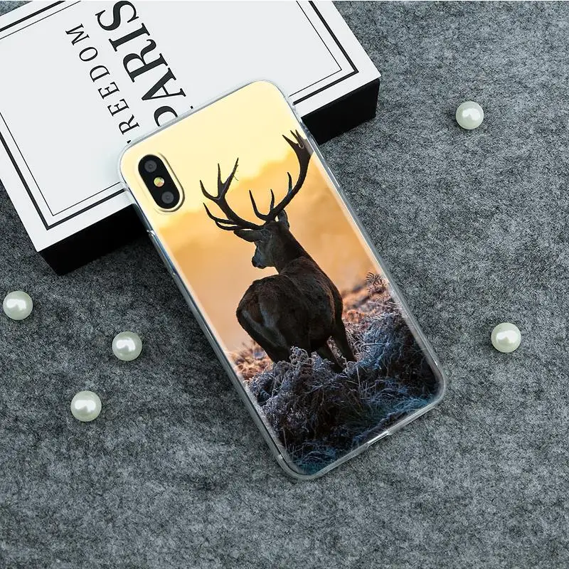 Watercolour deer Phone Case For Huawei P10/P8lite/P10lite/honor6A/honor9 TPU soft back cover | Мобильные телефоны и