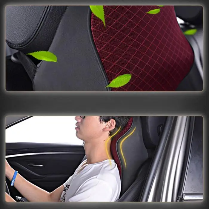 Подушка для подголовника автомобиля с эффектом памяти, подушка для головы и шеи DXY88
