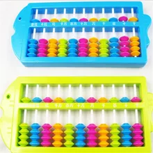 Learning Aid Tool 11 Rods Children Abacus Soroban Beads Column School Math Business Calculate Traditional Educational Toys