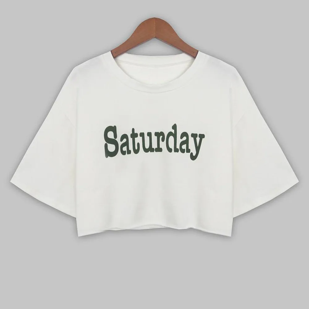 

Fashion t-shirts women t shirts Letter Printed Short Sleeve O Neck Casual T-Shirt Tops White T-shirt 2019