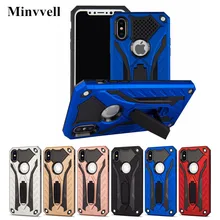 Funda protectora a prueba de golpes con soporte para iPhone, funda armadura de 5S para iPhone X 7 8 Plus XS XR XS MAX 6S 6 6s 5 5s SE 8 7plus