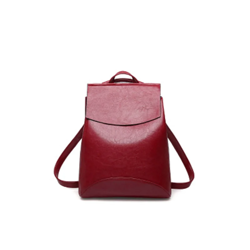 Backpack Vintage Laptop Bookbag for Women Men, Brown Faux Leather Backpack Purse College School Bookbag Weekend Travel Daypack