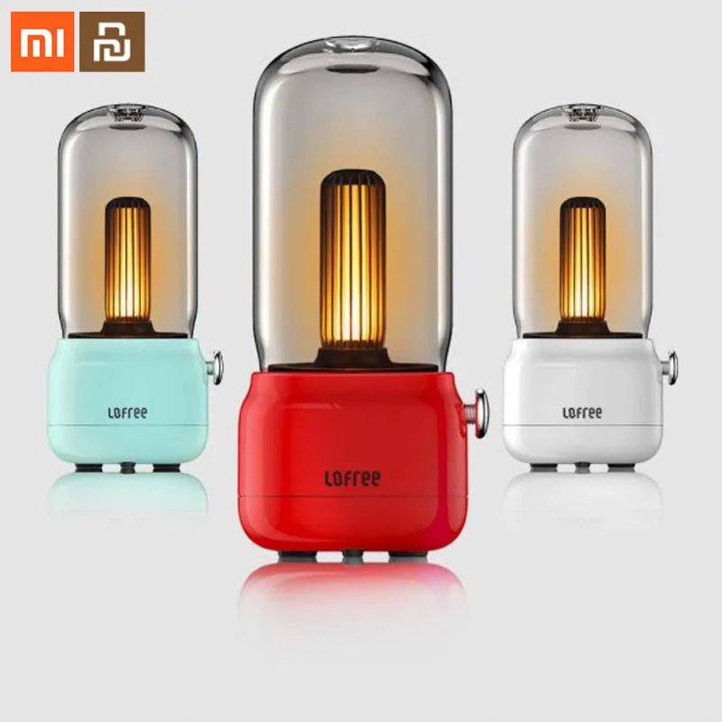 

Original xiaomi mijia Lofree light collection base plus USB charging mobile light source 1800k smart energy saving lamp