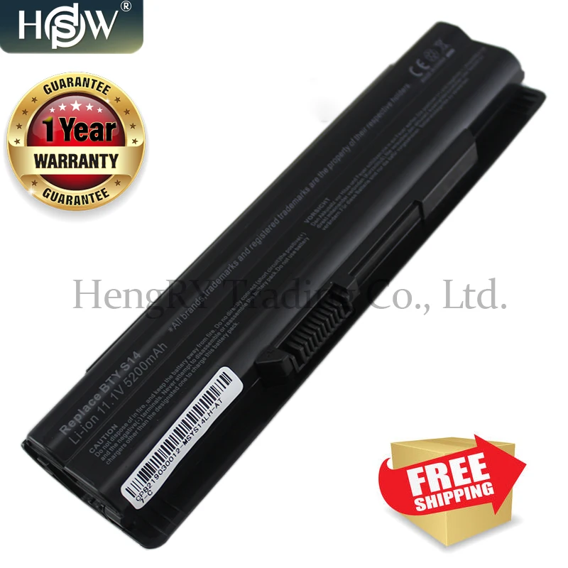 

New 6 Cell Battery For MSI GE60 GE70 Series CR41 CX61 CR70 BTY-S14 BTY-S15