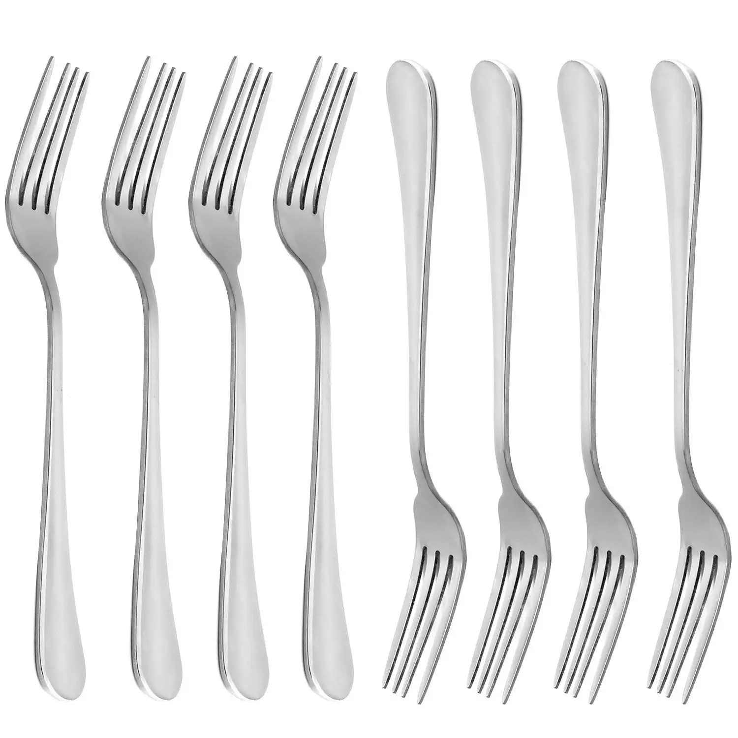 6.9 Inch Dinner Fork Stainless Steel Mirror Polished Flatware Cutlery Forks Silverware for Kitchen Matching Spoons or Knifes