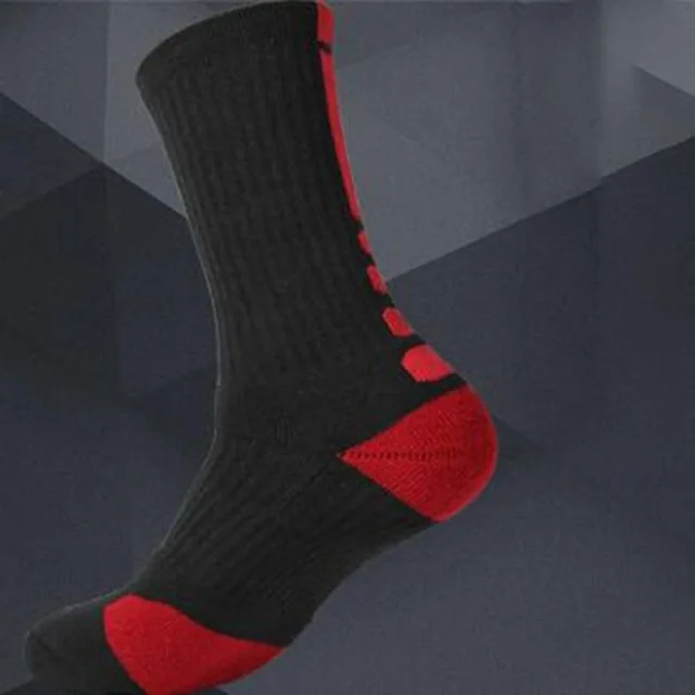 Новое высокое качество Для Мужчин Элитные Носки для езды на велосипеде Для мужчин кроссовки носки для занятий Баскетболом, футболом хлопок Полотенца дно Для Мужчин's Компрессионные носки - Цвет: Style 6