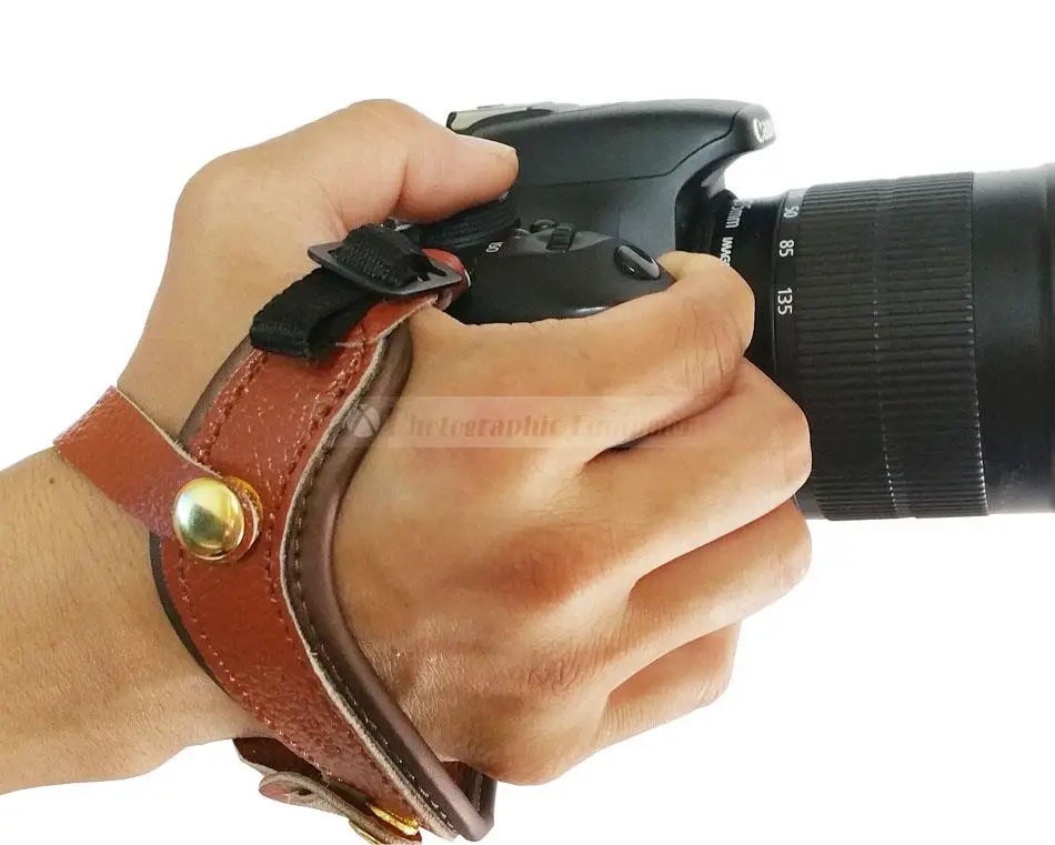 

New DSLR Camera Hand Wrist Strap Leather Handmade for Canon Nikon Sony Pentax Fujifilm Leica Camera