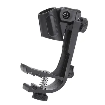 

High Quality 1pc Drum Clamp Clip On Drum Rim Microphone Mic Mount Holder Adjustable Shockproof Wholesale 20