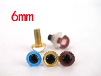 

blue/gold/brown 3color kit--6mm colorfull safety toy eyes-30pairs