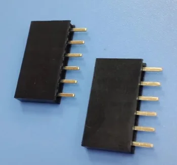1000pcs 1x6P 6 Pin 2.54 Pin Header Female Single row Straight Through Hole gold plated Insulator height 8.50mm Rohs
1000pcs 1x6P 6 Pin 2.54 Pin Header Female Single row Straight Through Hole gold plated Insulator height 8.50mm Rohs