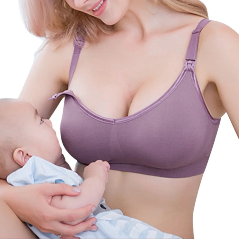 

Pregnant Solid Bra Corset Sexy Lace Push Up Bras Adjustable Thin B Cup Bras Brassieres