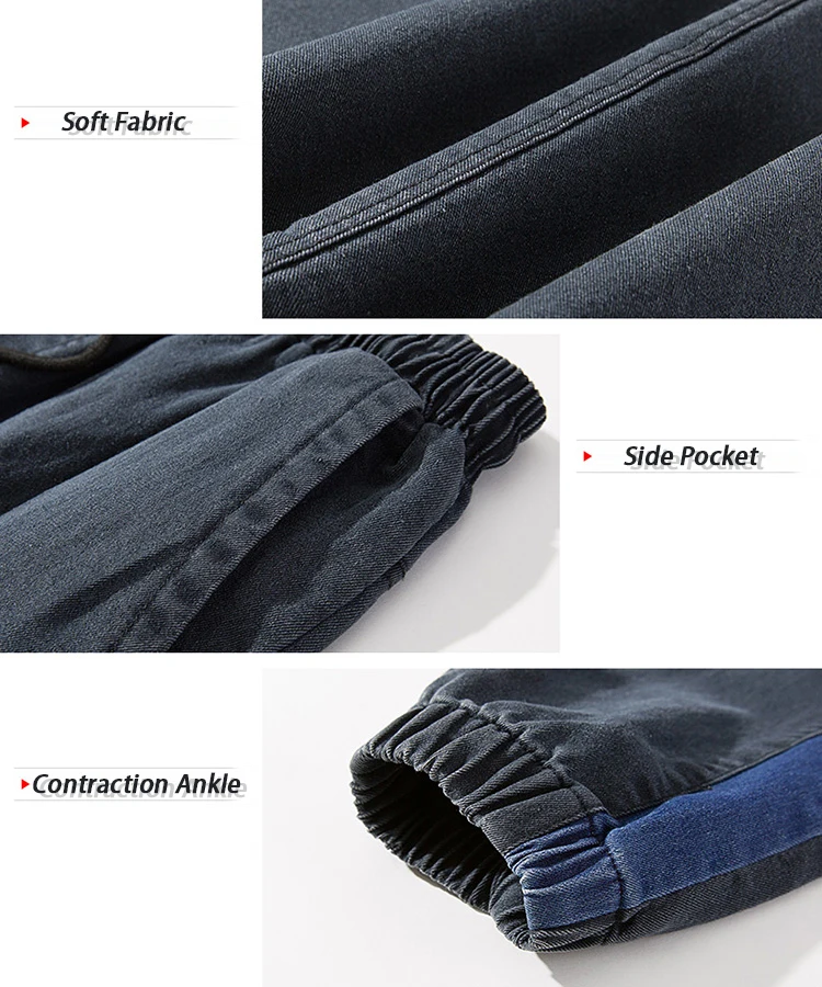 VOGUELEO/2019 Новые поступления Мужские джинсы высокого качества хип-хоп узкие брюки осенние темно-синие хлопковые брюки до щиколотки для