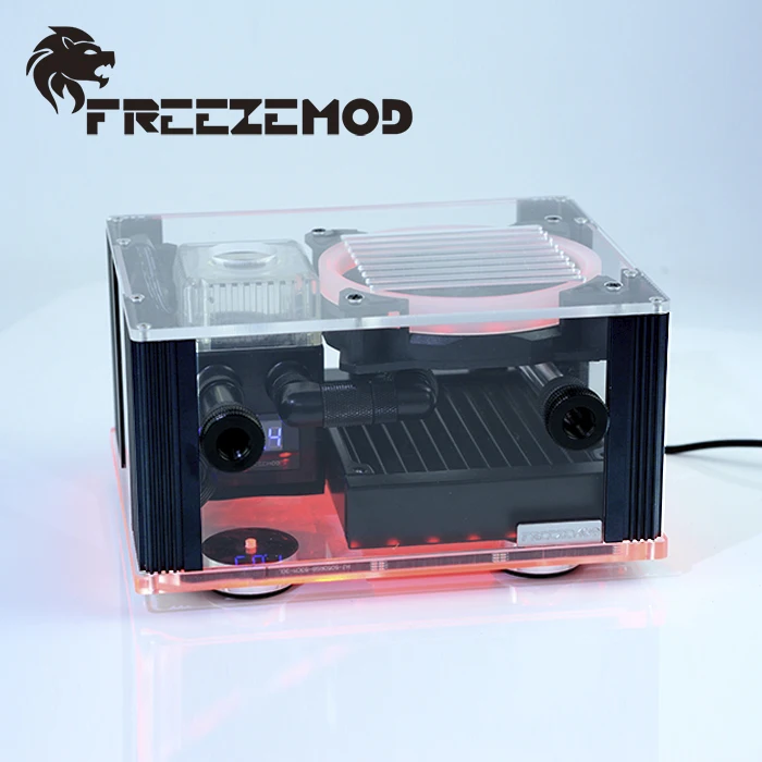 FREEZEMOD BOX-12YT внешнее водяное охлаждение интегрированная интеллектуальная коробка температурный дисплей RGB эффект