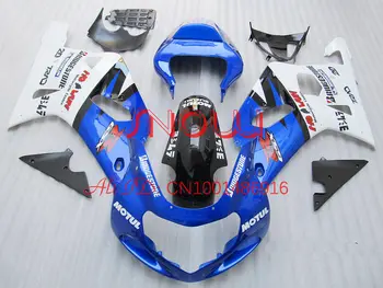 

Blue/White H72 for SUZUKI GSX R600 R750 01-03 GSXR 600 GSXR600 GSXR750 GSX-R600 750 K1 01 02 03 2001 2002 2003 Fairing Kit