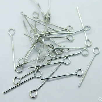 

Wholesale 500 grams 50MM Rhodium Plated (Nickel Free ) Eye Pins Earring, jewelry handicrafts accessories