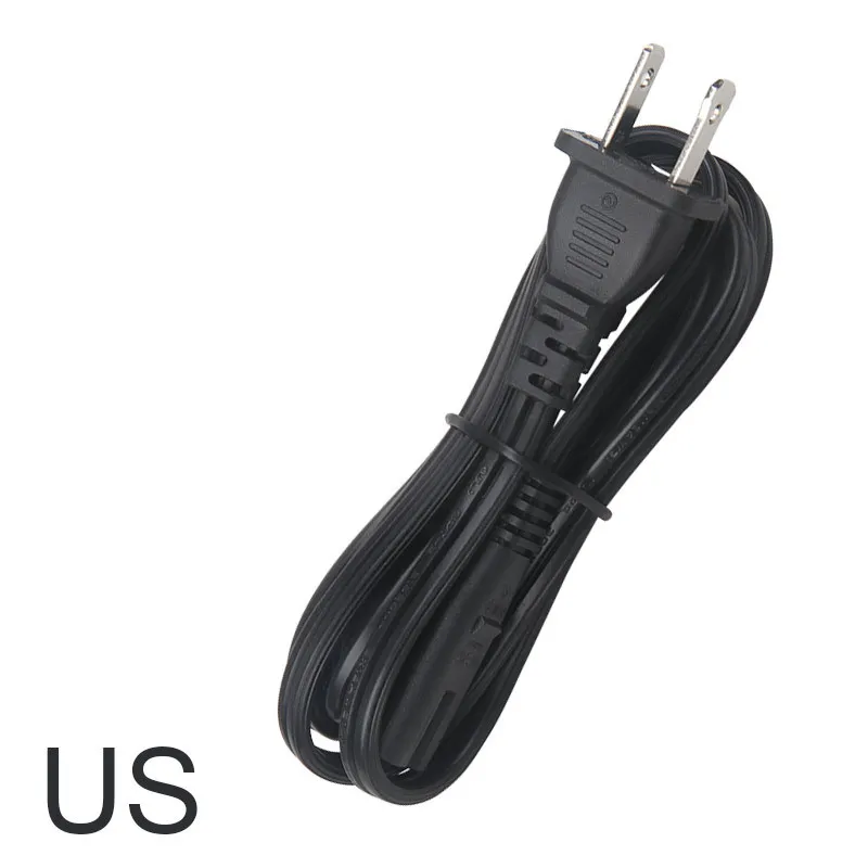 1pcs AC Power Cord cable Lead Adapter EU US AU KR UK Plug Optional Laptop Adapter USB Charger Outlet Plug IEC 320 C8 03