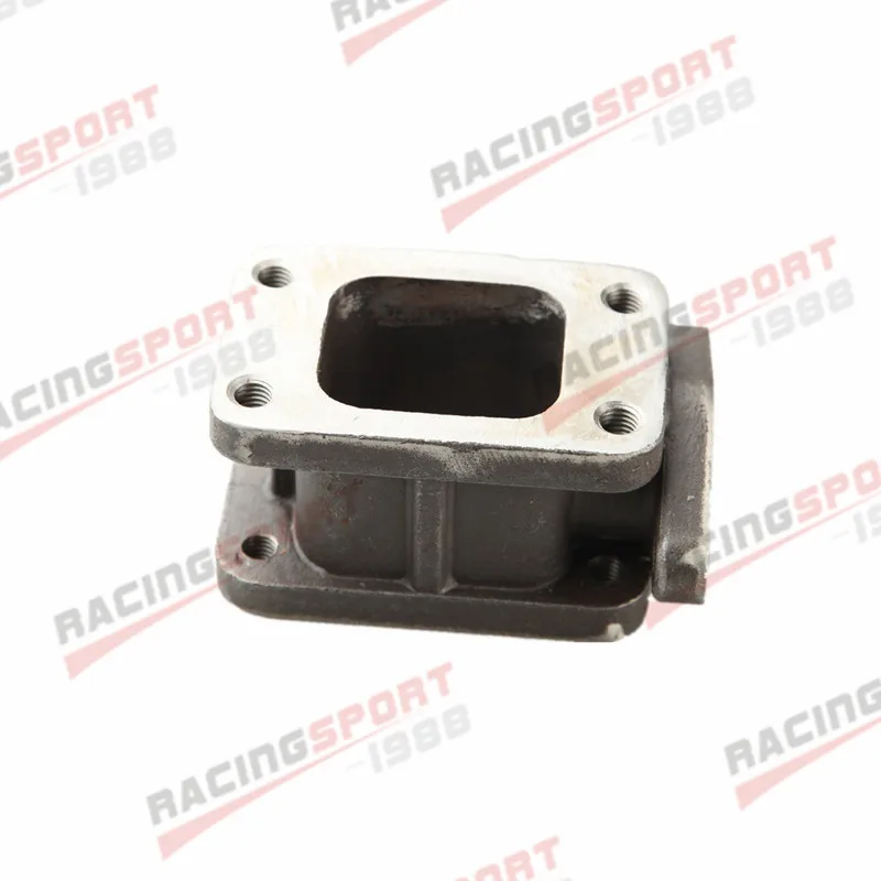 T3 TURBO/CHARGER/MANIFOLD CAST IRON FLANGE EXTENSION ADAPTER+38MM WASTEGATE PORT |