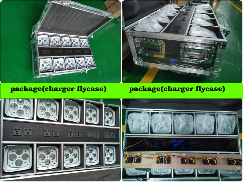 dmx wireless batteri power led par