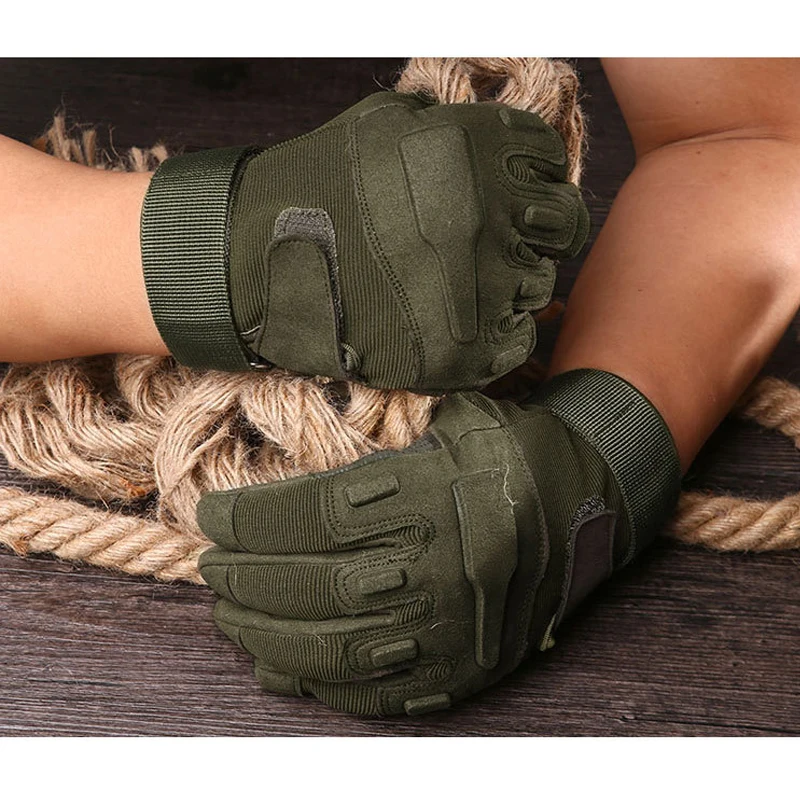 

Outdoor Tactical Half / Full Finger Sports Hiking Riding Cycling Military Men's Training War Game Hiking Gloves